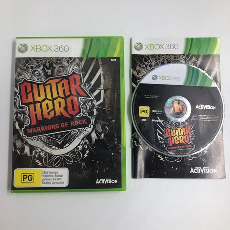 Guitar Hero Warriors Of Rock Xbox 360 Game + Manual PAL - Trippy Trades 