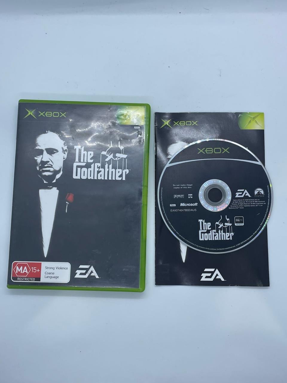 The Godfather Xbox Original Game + Manual PAL