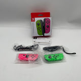 Nintendo Switch Joy-Con Pair Neon Green & Neon Pink Boxed Complete