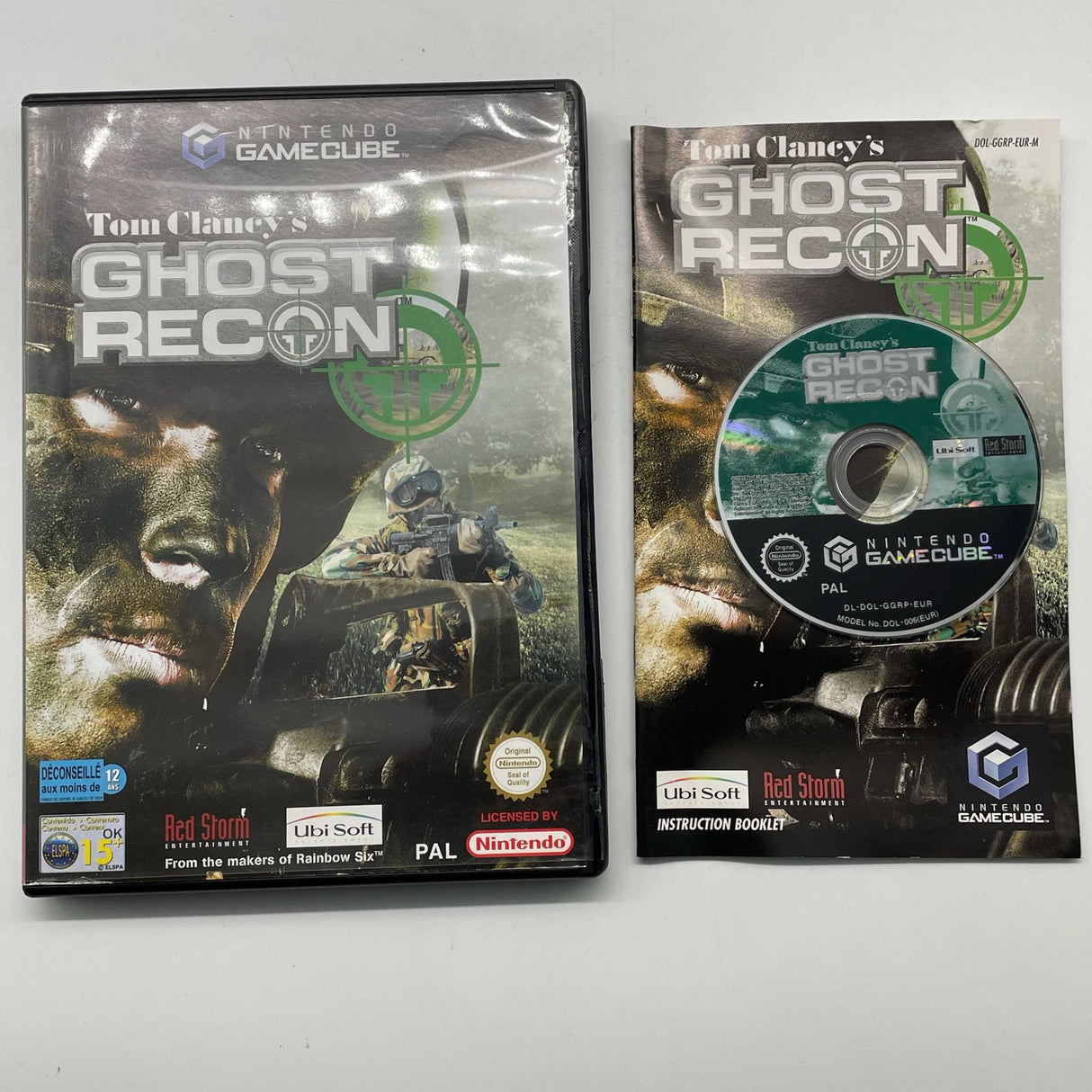 Tom Clancy's Ghost Recon Nintendo Gamecube Game + Manual PAL