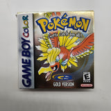 Pokemon Gold Version Nintendo Gameboy Color / Colour Game Boxed Complete 01S4