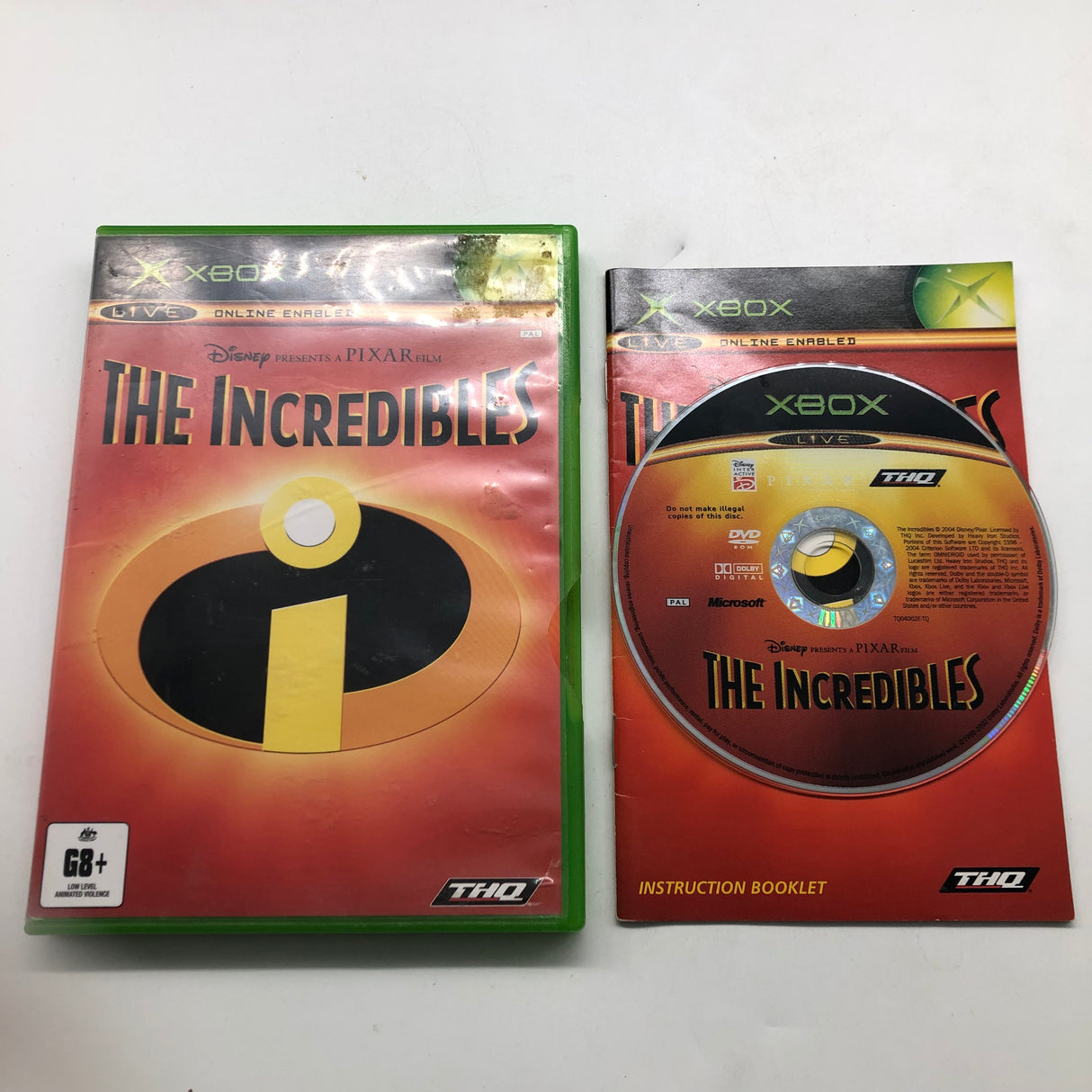 The Incredibles Xbox Original Game + Manual PAL