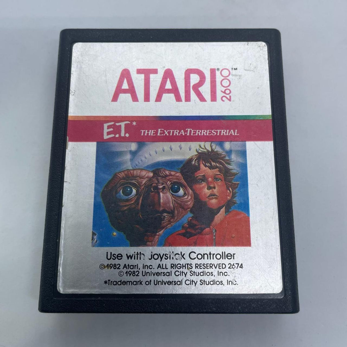 E.T The Extra Terrestrial Atari 2600 Video Game Cartridge PAL