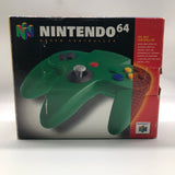 Nintendo 64 N64 Green Controller Boxed PAL 9JE4 - Trippy Trades 