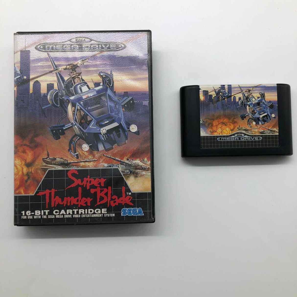 Super Thunder Blade Sega Mega Drive Game