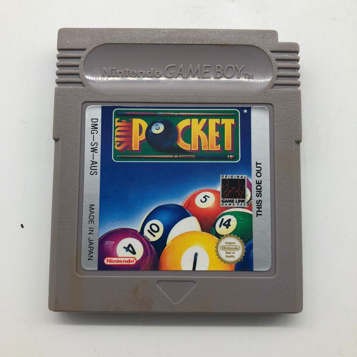 Side Pocket Nintendo Gameboy Original Game Cartridge