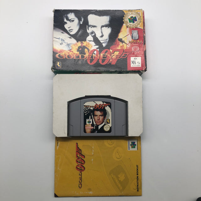 Goldeneye 007 Nintendo 64 N64 Game Boxed Complete PAL 28A4 - Trippy Trades 