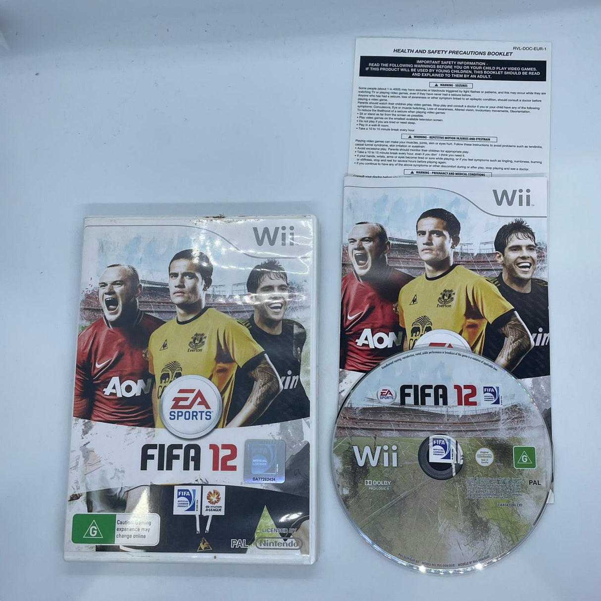 FIFA 12 Nintendo Wii Game + Manual PAL