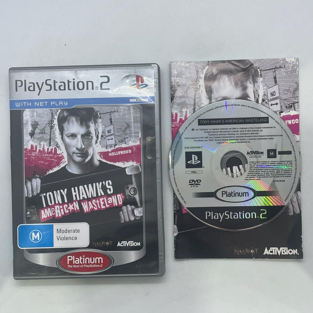 Tony Hawk's American Wasteland PS2 Playstation 2 Game + Manual PAL