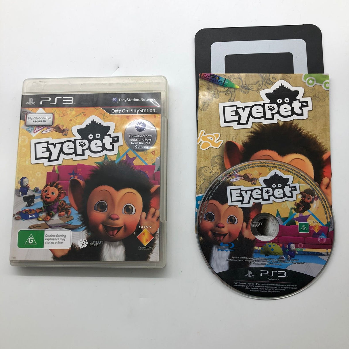 EyePet PS3 Playstation 3 Game + Manual