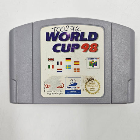 World Cup 98 Nintendo 64 N64 Game Cartridge PAL 07JY4 - Trippy Trades 