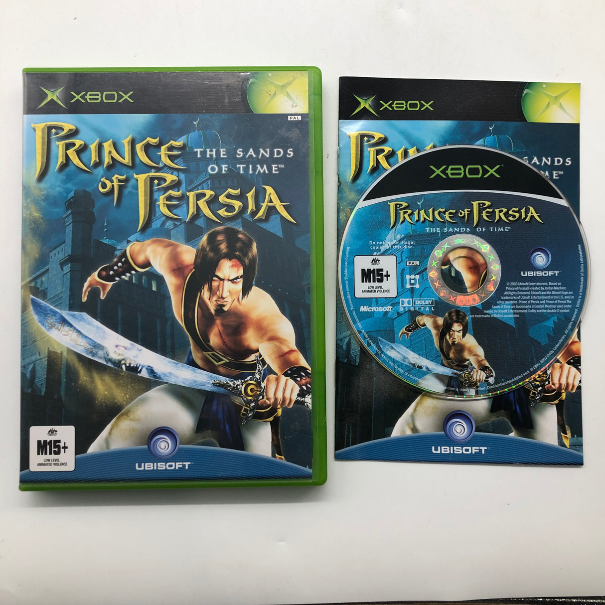 Prince of Persia The Sands of Time Xbox Original Game + Manual PAL