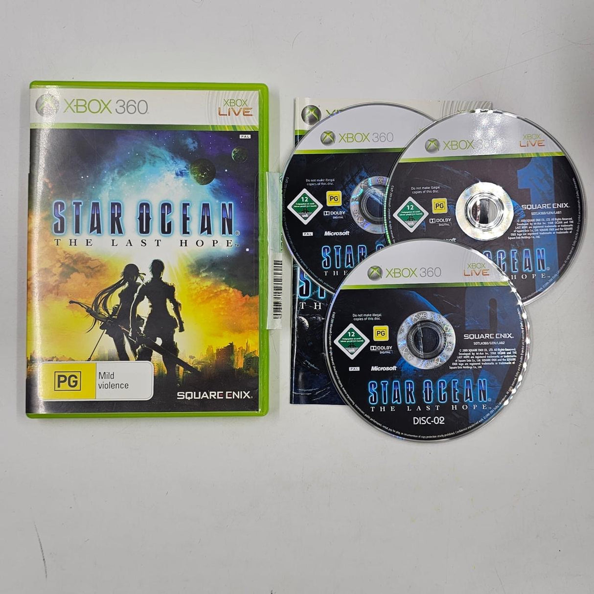 Star Ocean: The Last Hope Xbox 360 Game + Manual PAL 16JE4 - Trippy Trades 