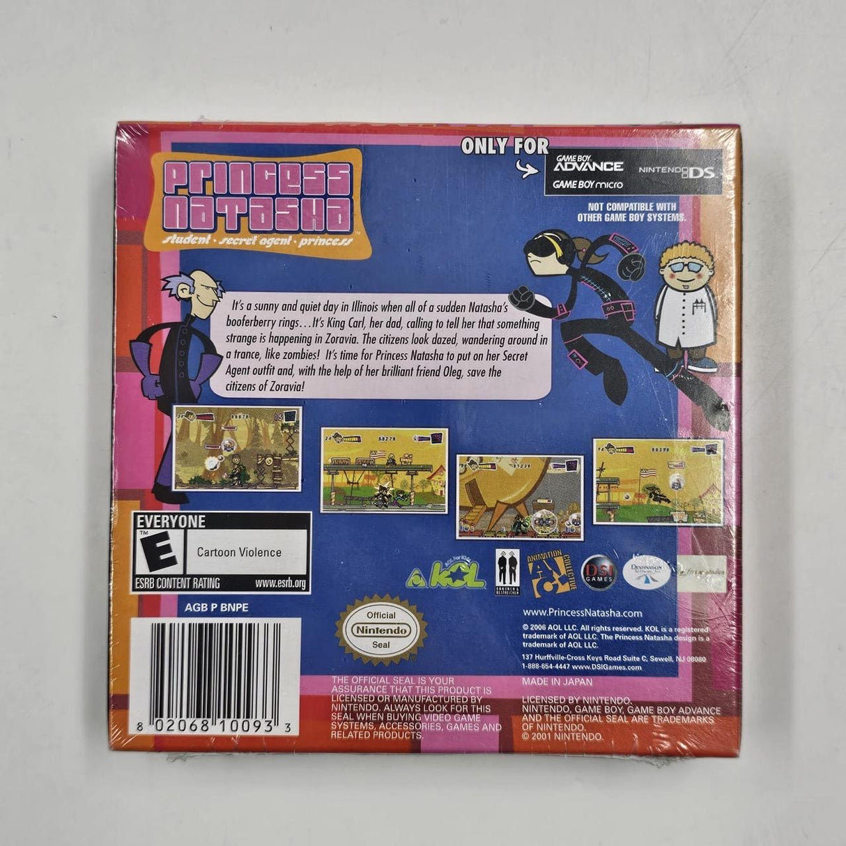 Princess Natasha Student Secret Agent Princess Gameboy Advance Boxed Brand New SEALED 16JE4 - Trippy Trades 