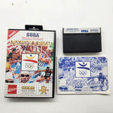 Olympic Gold Sega Master System Game + Manual PAL