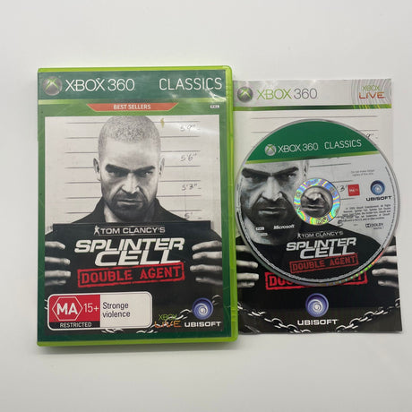 Splinter Cell Double Agent Xbox 360 Game + Manual PAL - Trippy Trades 