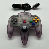 Nintendo 64 N64 Clear Purple Controller Boxed PAL 16JE4 - Trippy Trades 