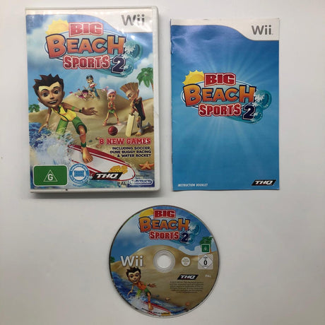 Big Beach Sports 2 Nintendo Wii Game + Manual PAL 28A4 - Trippy Trades 