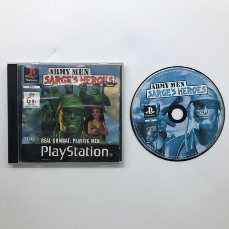 Army Men Sarge’s Heroes PS1 Playstation 1 Game PAL 28A4 - Trippy Trades 