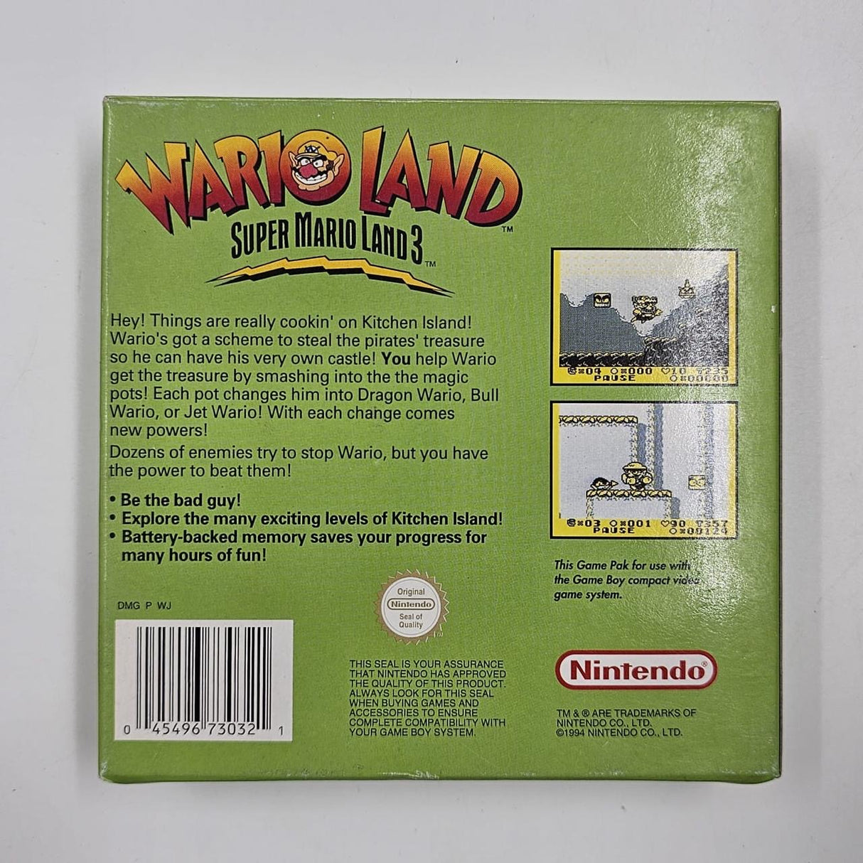 Wario Land Super Mario Land 3 Nintendo Gameboy Original Game Boxed 16JE4 - Trippy Trades 