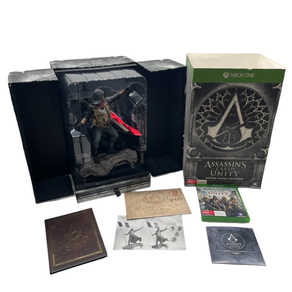 Assassins Creed Unity Notre Dame Edition Xbox One Game + Figure Boxed PAL