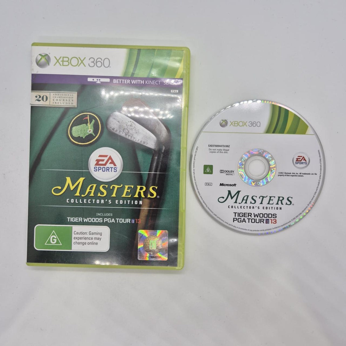 Tiger Woods Pga Tour 13 Masters Collectors Edition Xbox 360 Game PAL