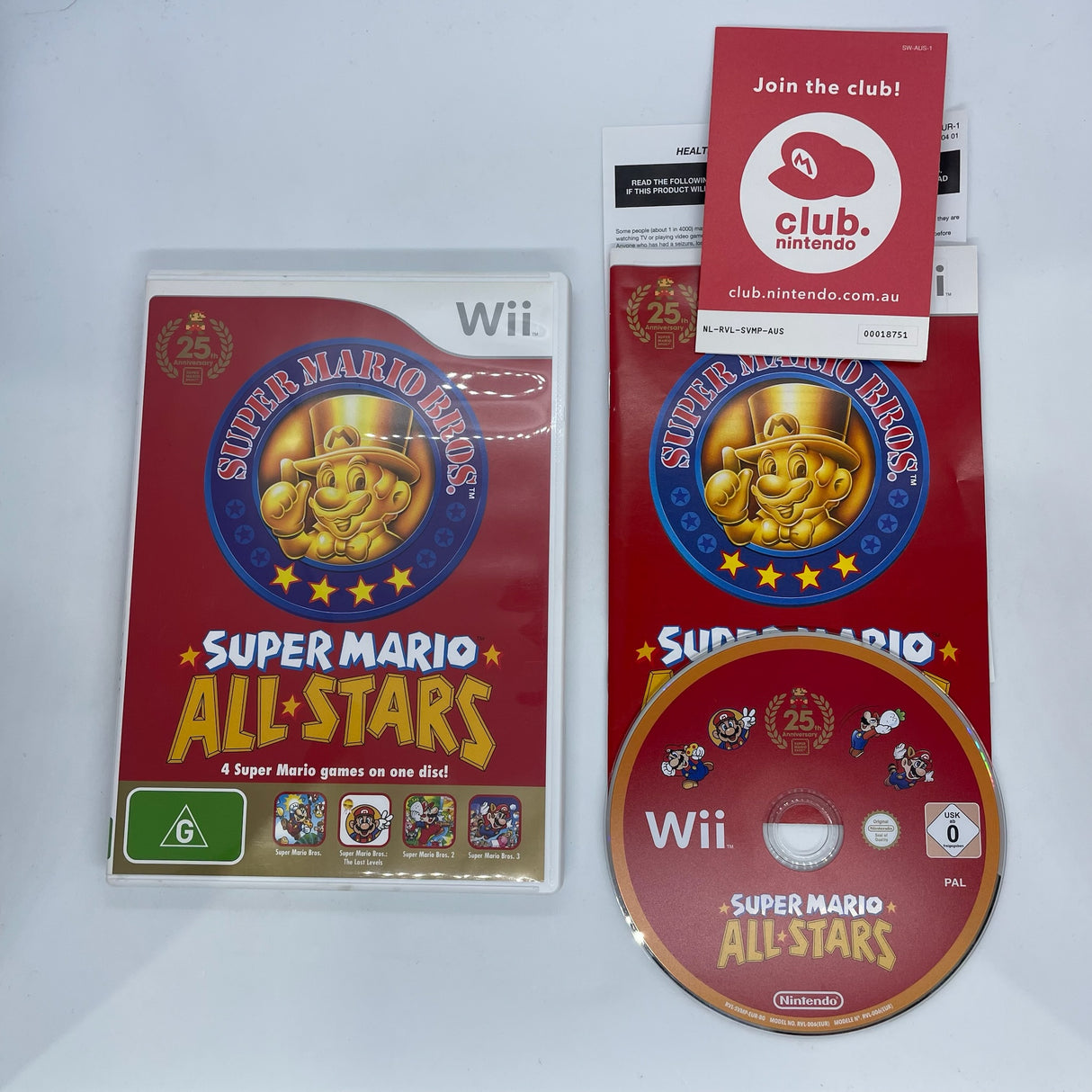 Super Mario All Stars 25th Anniversary Edition Nintendo Wii Game Boxed