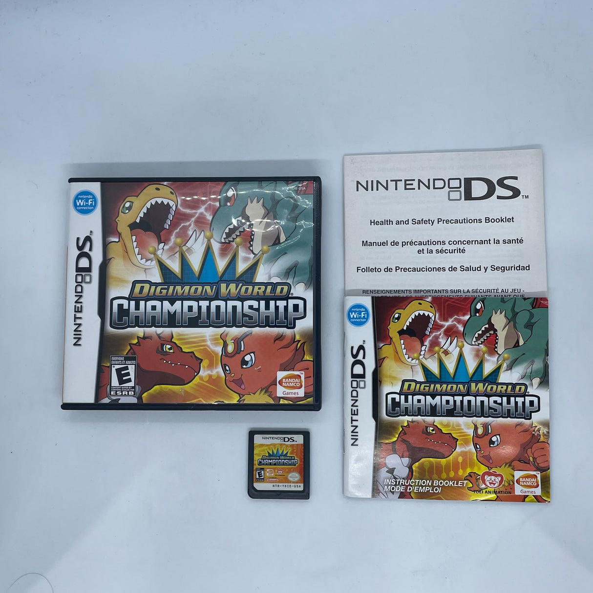 Digimon World Championship Nintendo DS Game + Manual