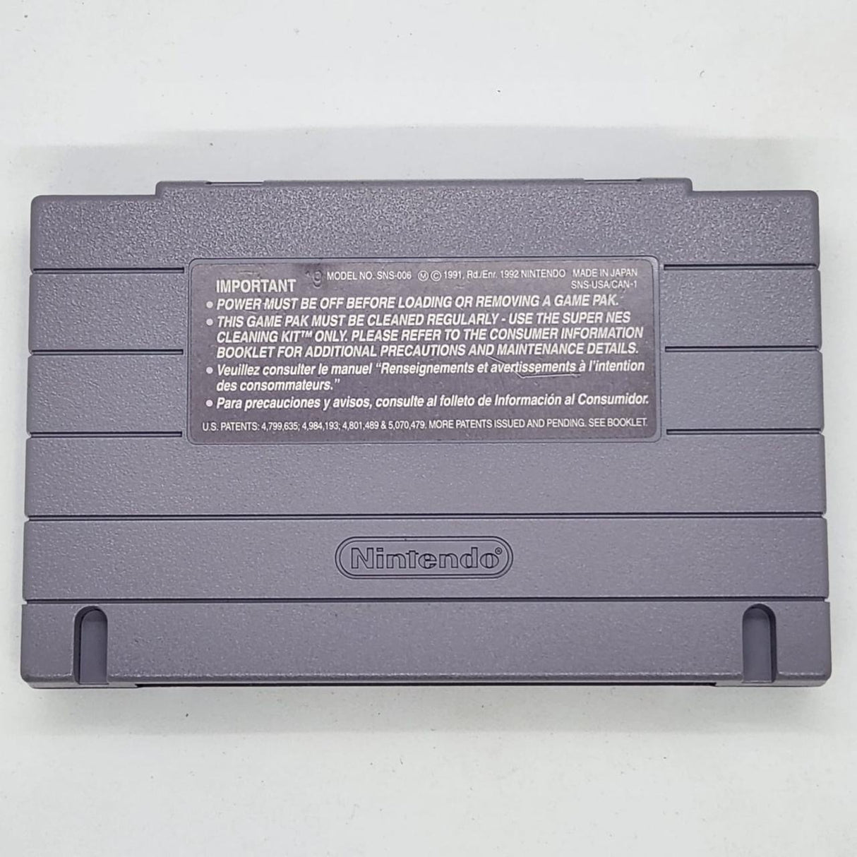 Congo's Caper Super Super Nintendo SNES Game Cartridge NTSC U/C