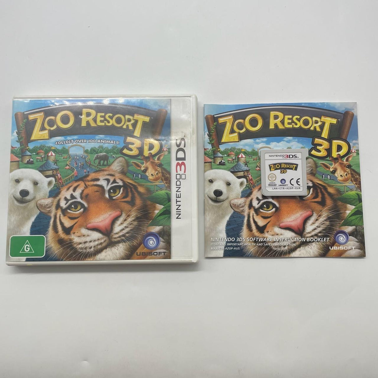 Zoo Resort 3D Nintendo 3DS Game + Manual PAL