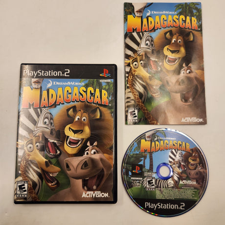 Madagascar PS2 Playstation 2 Game + Manual NTSC U/C 28JY4 - Trippy Trades 