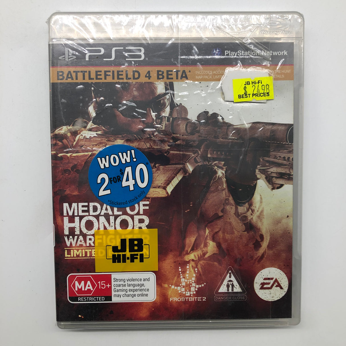 Medal Of Honor Warfighter Limited Edition PS3 Playstation 3 Game Brand New SEALED PAL 25AU4