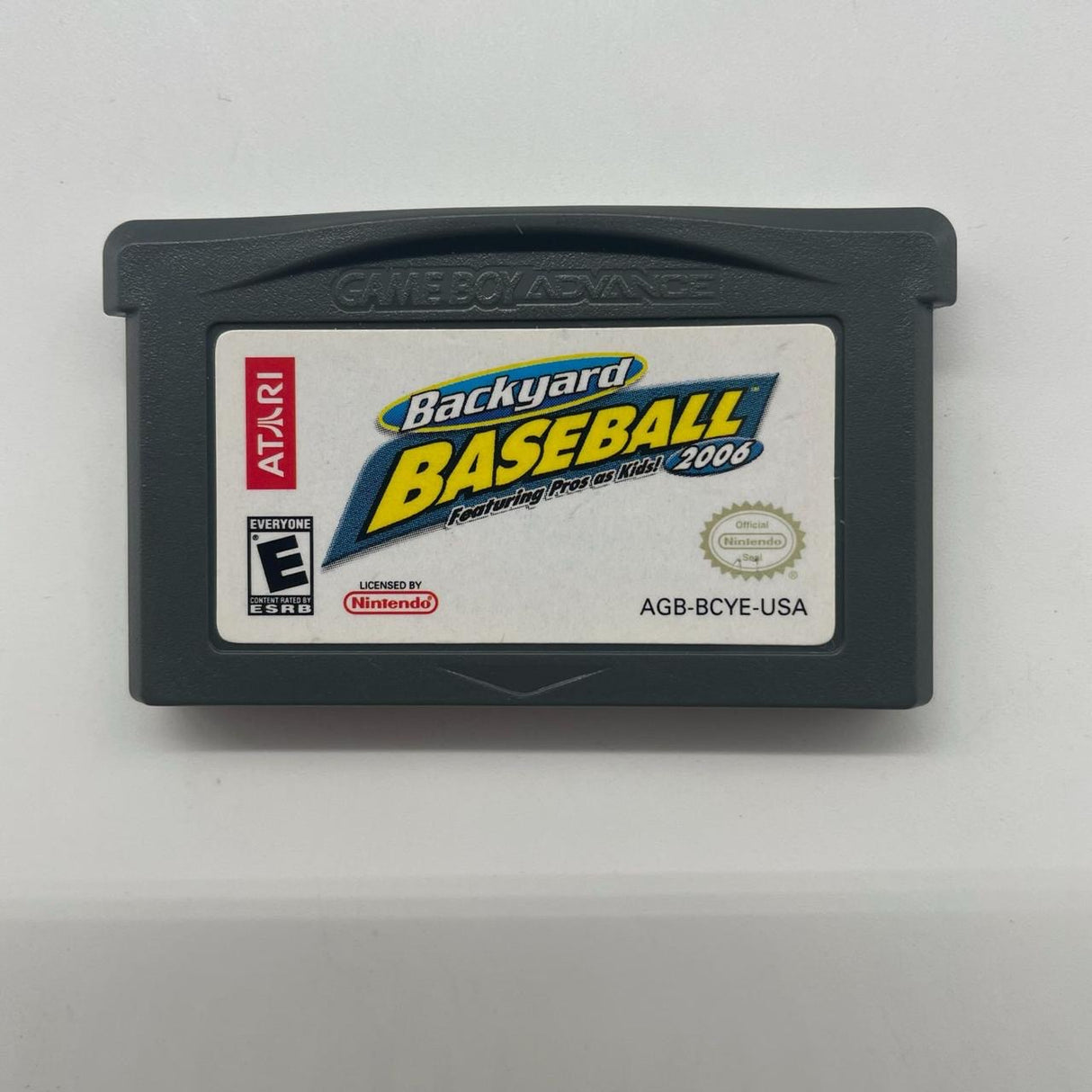 Backyard Baseball 2006 Nintendo Gameboy Advance GBA Game Cartridge