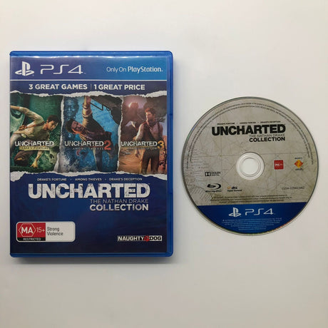 Uncharted The Nathan Drake Collection PS4 Playstation 4 Game 28A4 - Trippy Trades 