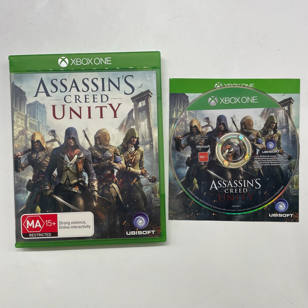 Assassins Creed Unity Notre Dame Edition Xbox One Game + Figure Boxed PAL