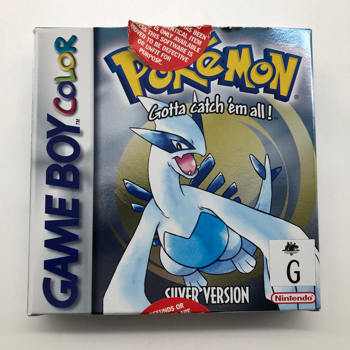 Pokemon Silver Version Nintendo Gameboy Color / Colour Game Boxed Complete 25AU4