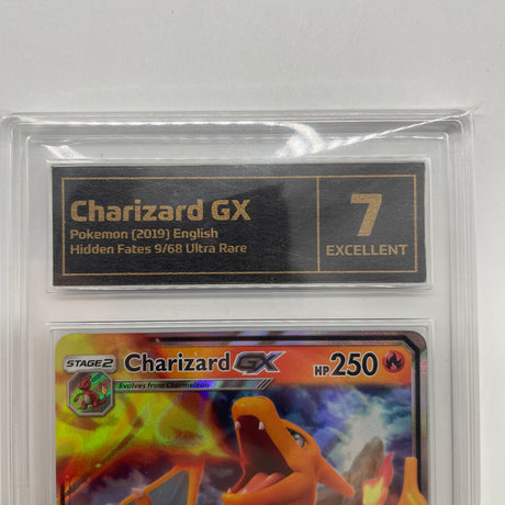 Charizard GX TCG 7 Excellent Pokémon Card Graded 2019 Hidden Fates Ultra Rare