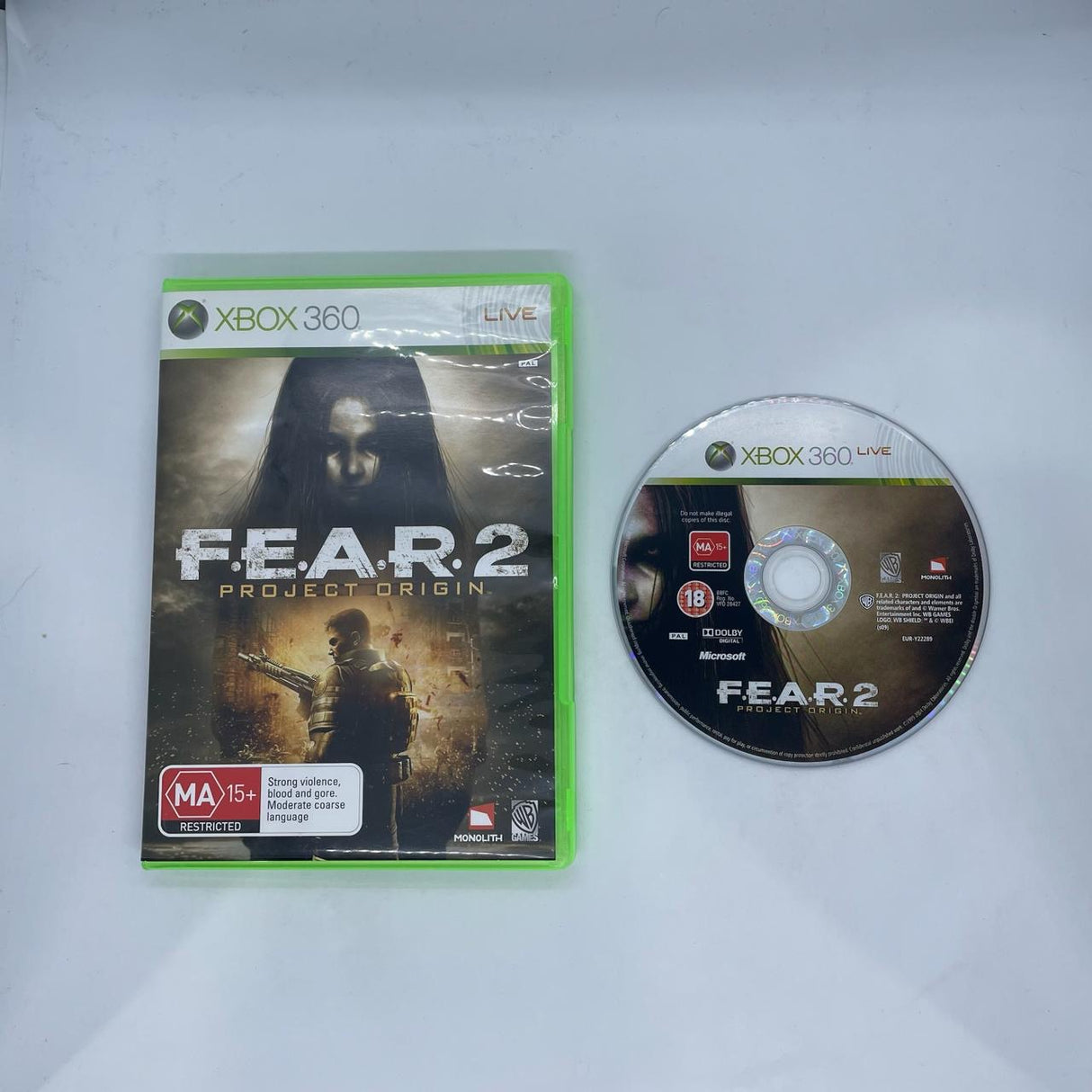 Fear 2 Project Origin Xbox 360 Game PAL