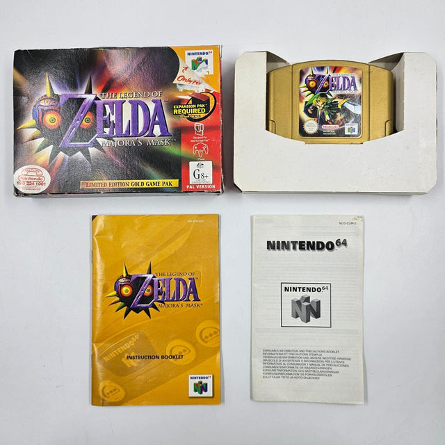 The Legend of Zelda Majora's Mask Nintendo 64 N64 Game Boxed Complete PAL 07JY4 - Trippy Trades 