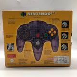 Nintendo 64 N64 Clear Purple Controller Boxed PAL 9JE4 - Trippy Trades 