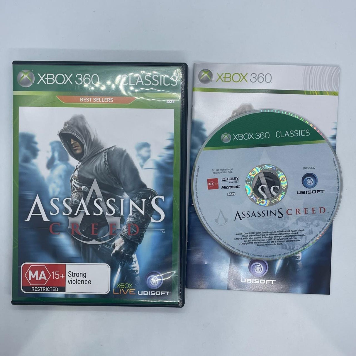 Assassin’s Creed Xbox 360 Game + Manual PAL