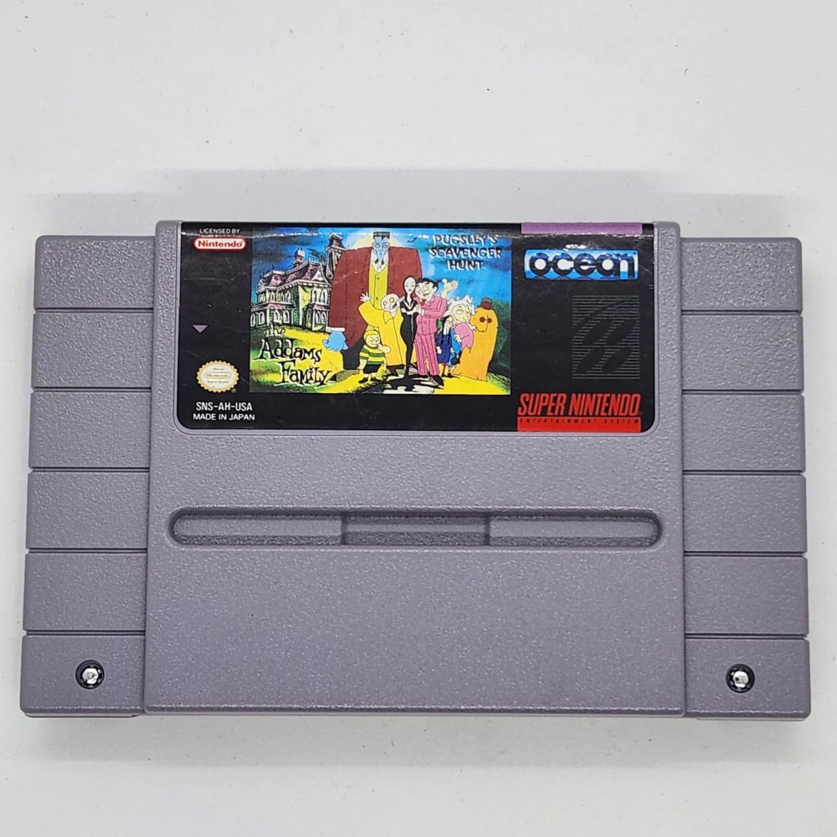 The Addams Family: Pugsley's Scavenger Hunt Super Nintendo SNES Game Cartridge NTSC U/C