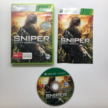 Sniper Ghost Warrior Xbox 360 Game + Manual PAL 28A4 - Trippy Trades 