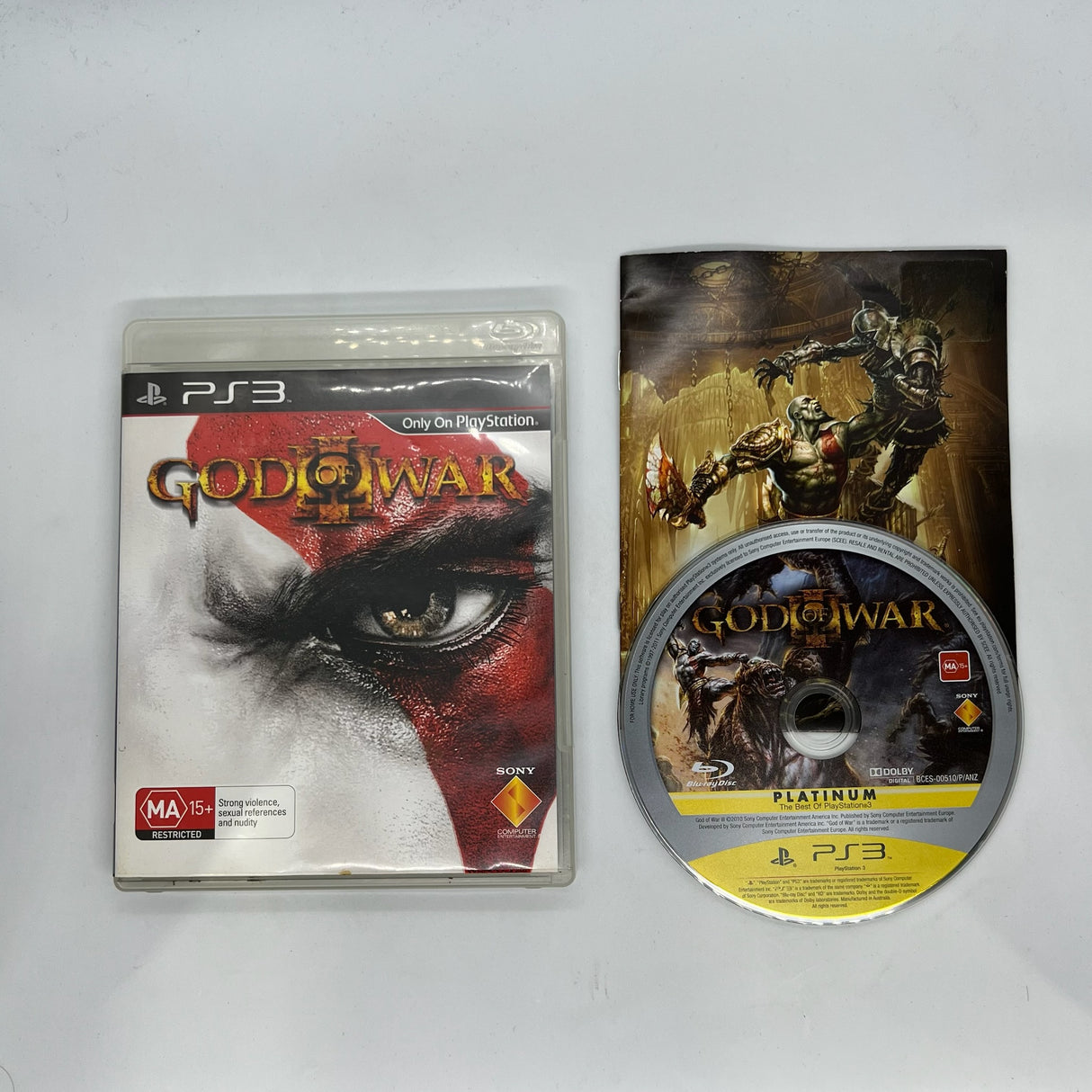 God of War 3 PS3 Playstation 3 Game + Manual PAL