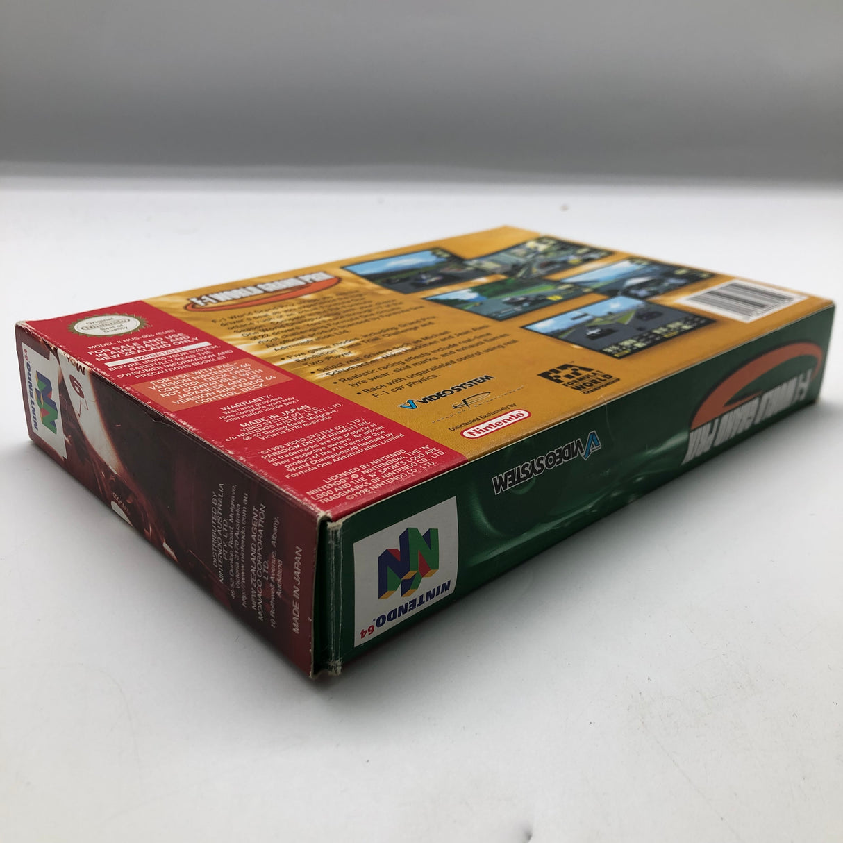 F-1 World Grand Prix Nintendo 64 N64 Game Boxed Complete PAL 25AU4