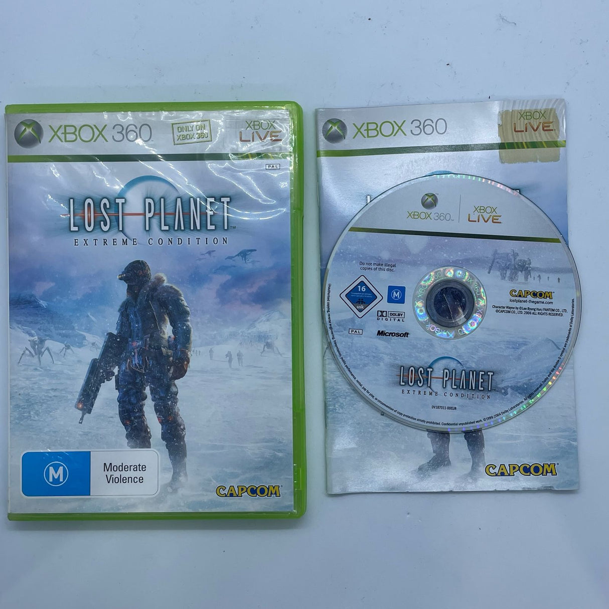 Lost Planet Extreme Condition Xbox 360 Game + Manual PAL