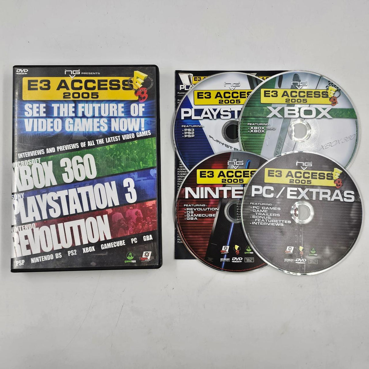 E3 Access 2005 The Future of Video Games Now DVD Game + Manual 16JE4 - Trippy Trades 