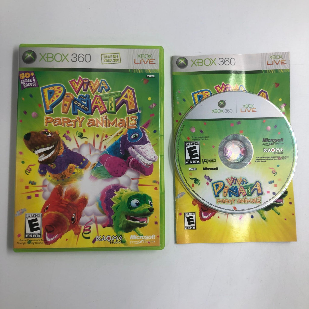 VIVA Pinata Party Animals Xbox 360 Game + Manual PAL - Trippy Trades 