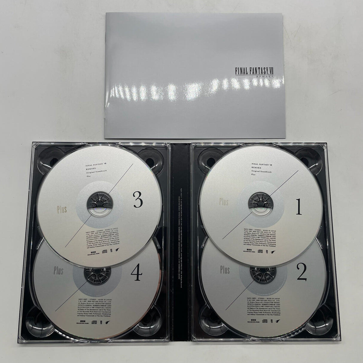 Final Fantasy VII Remake Original Soundtrack Plus 4 Discs Game + Manual