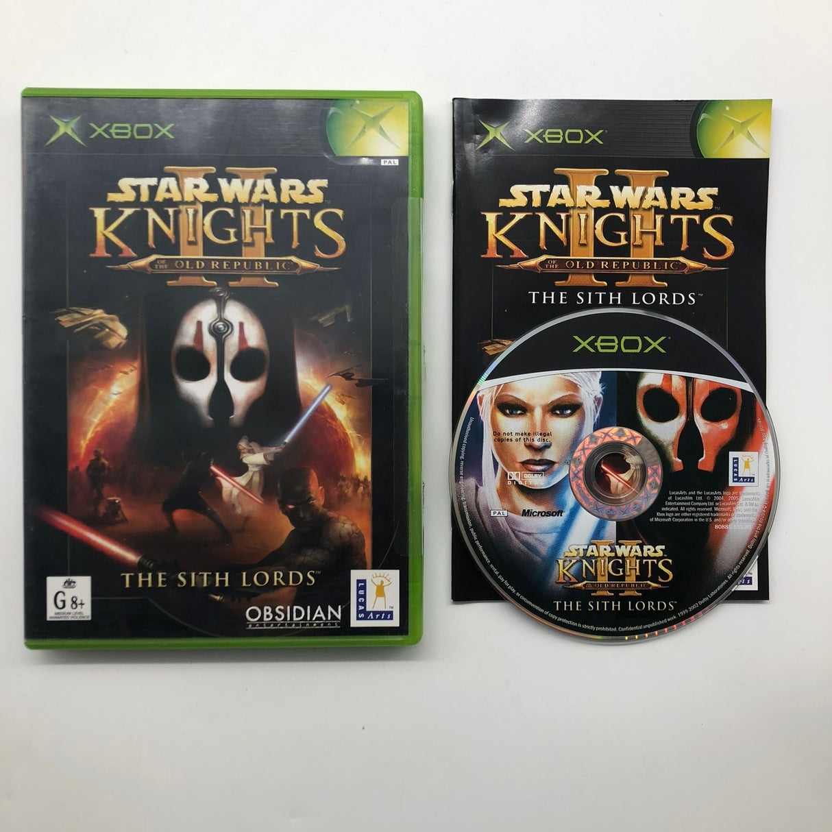 Star Wars: Knights of the Old Republic II Xbox Original Game + Manual PAL